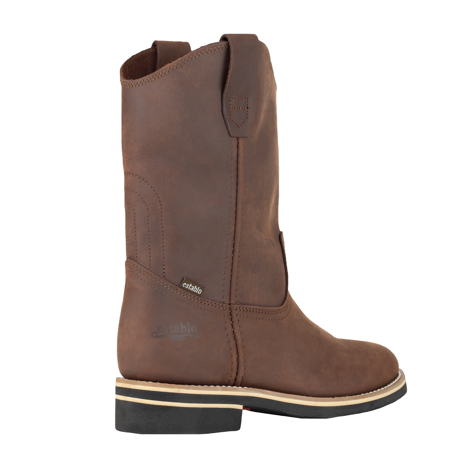 Botas Vaqueras Caballero Establo 592 Crazy Café Premium Piel