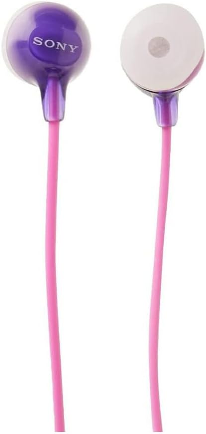 Sony MDR-EX15AP Audífonos Intrauditivos de Silicón, Color Morado