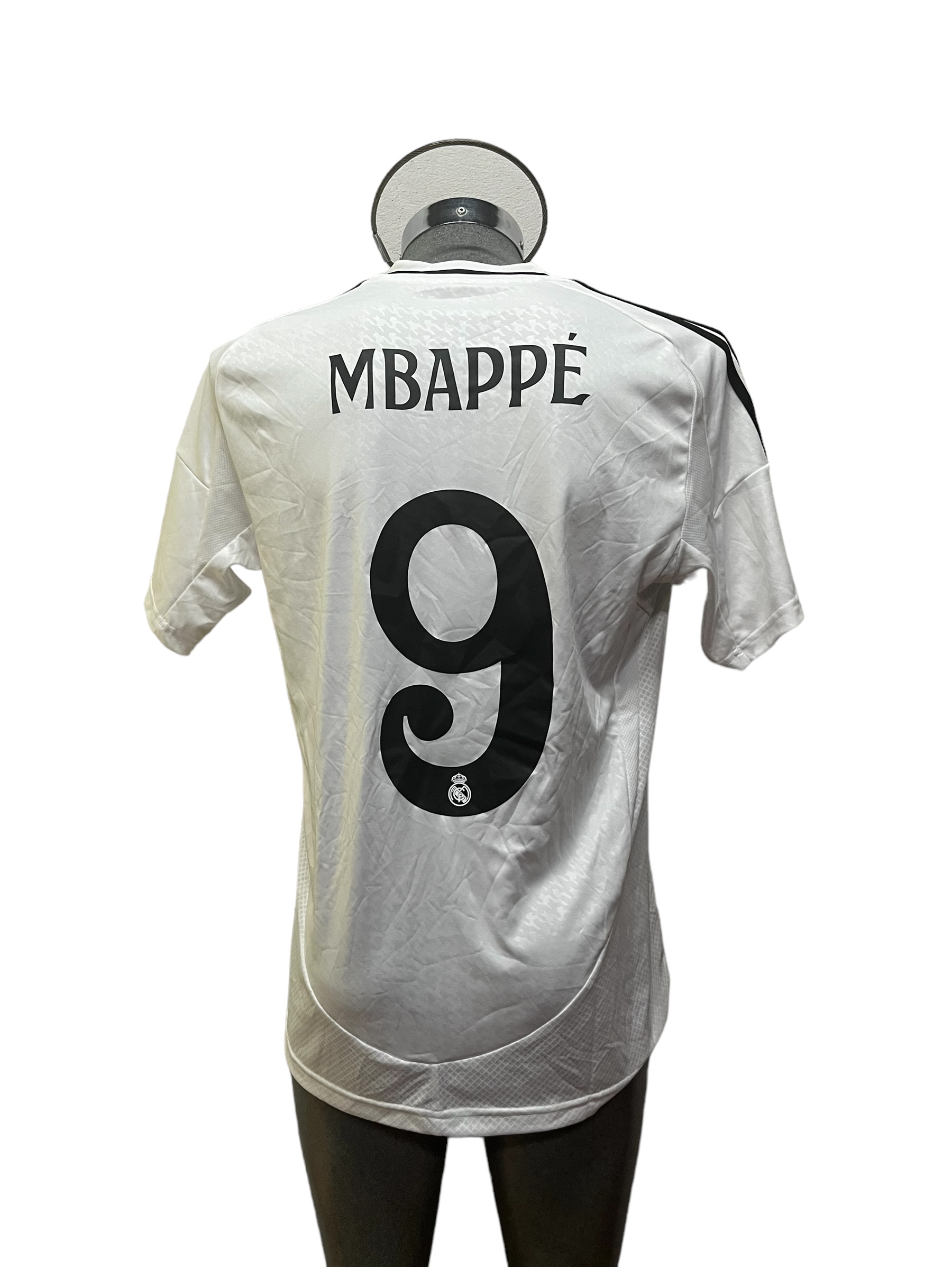 Jersey Original Adidas Real Madrid de España local Mbappe #9 2024-2025 JX1299