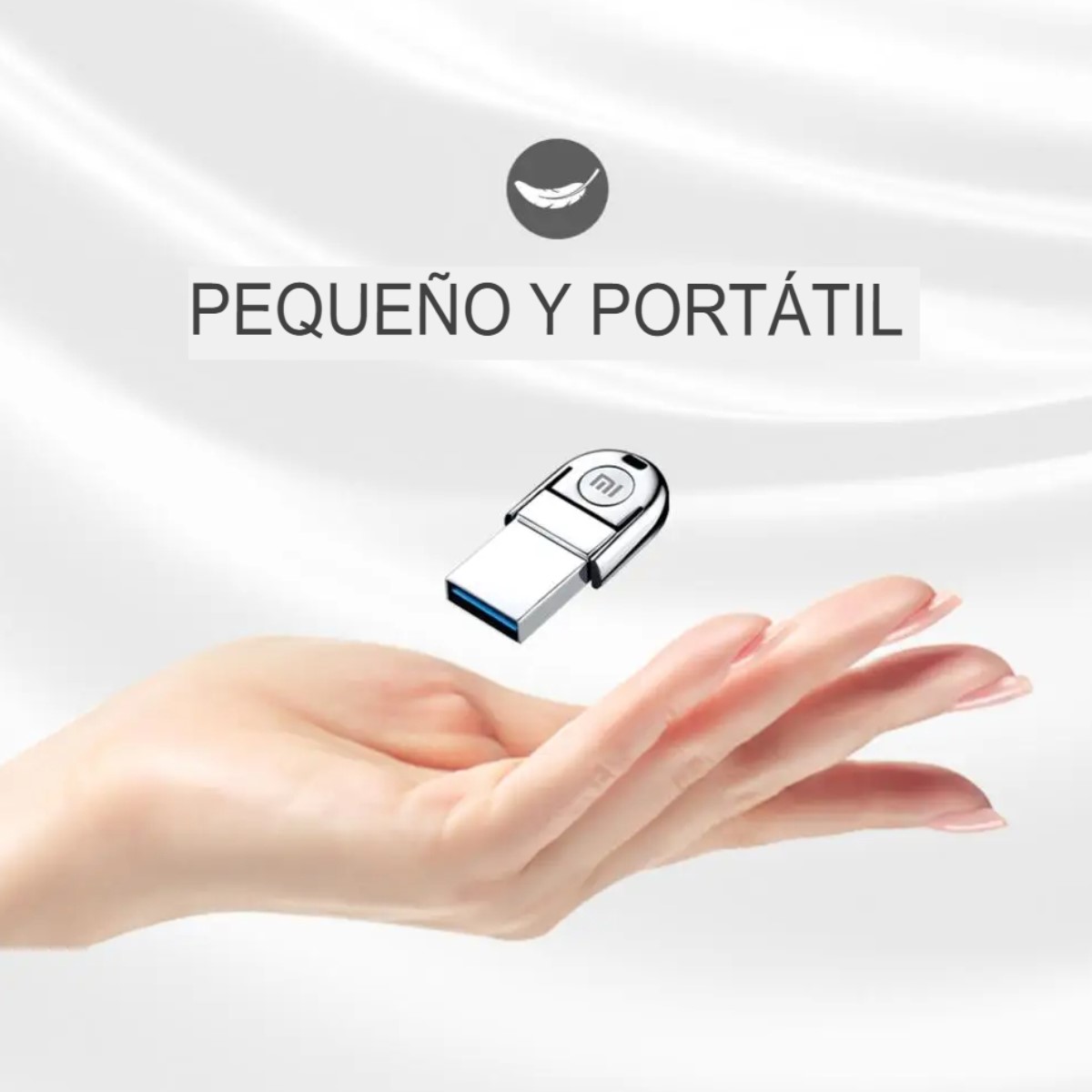 Memoria Xiaomi Pendrive 2 en 1 OTG USB-C Usb Metal 128GB Usb 3,0 Dual C datos pc cel teléfono