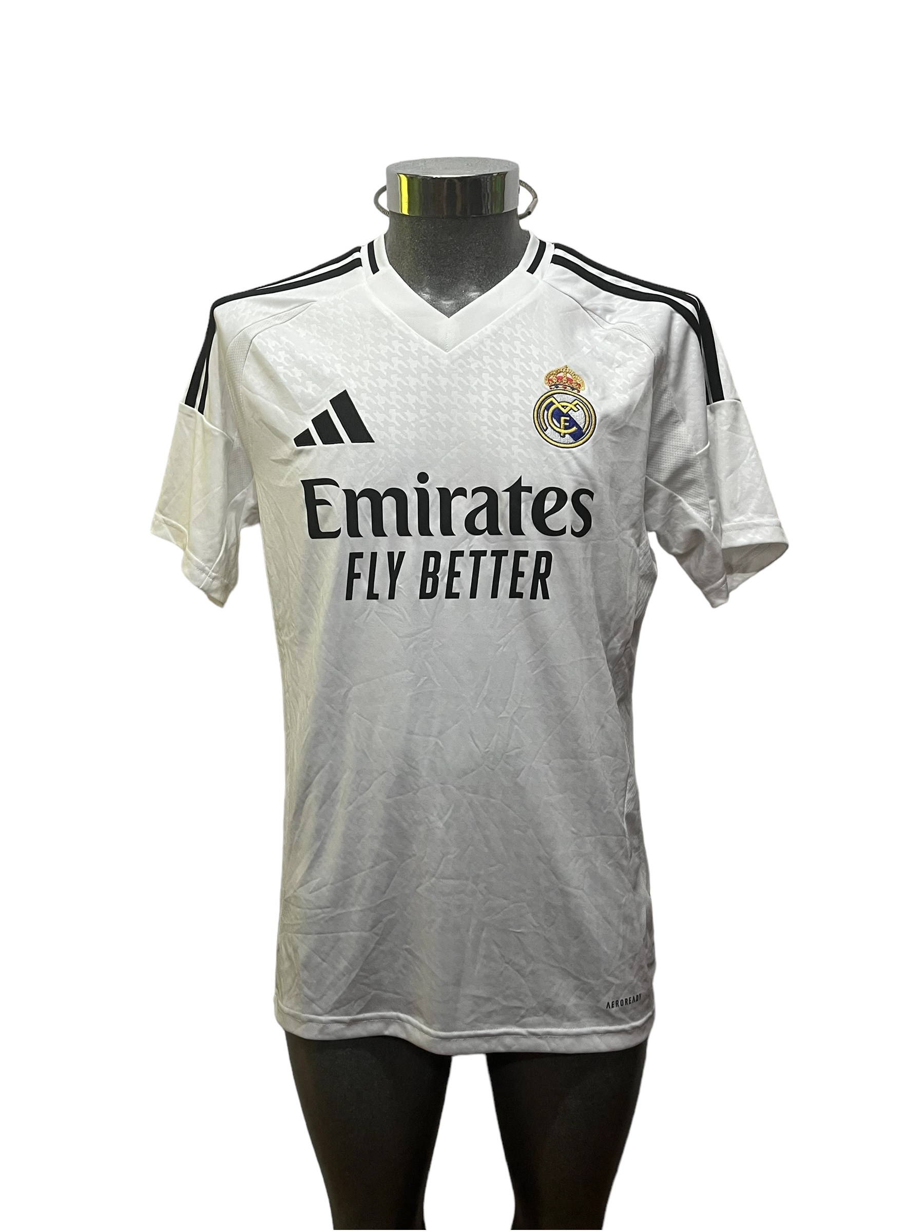 Jersey Original Adidas Real Madrid de España local Mbappe #9 2024-2025 JX1299