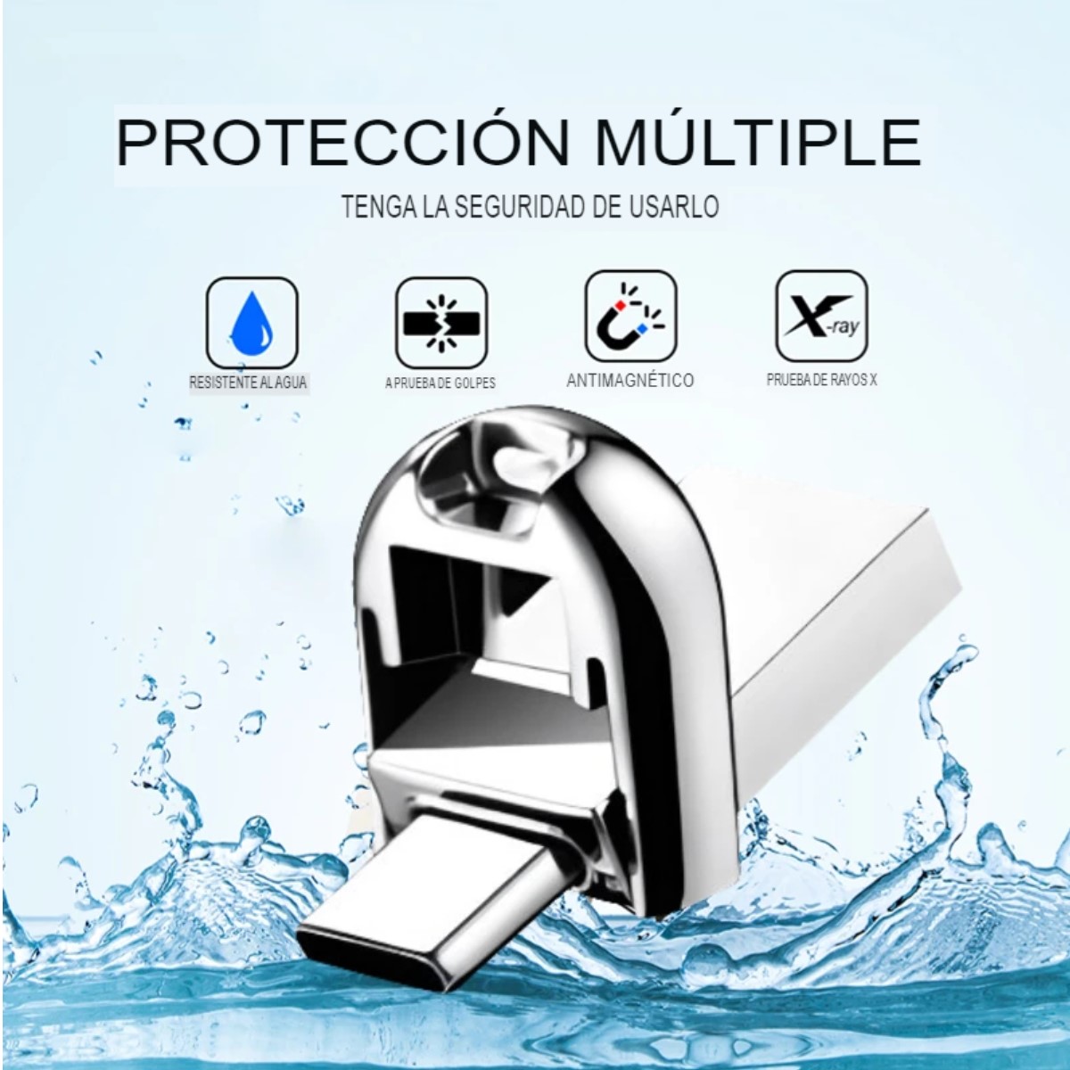 Memoria Xiaomi Pendrive 2 en 1 OTG USB-C Usb Metal 128GB Usb 3,0 Dual C datos pc cel teléfono
