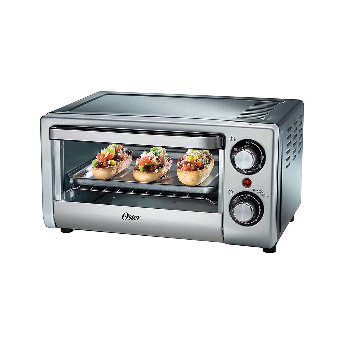 [TSSTTV10LTB1MX] HORNO TOSTADOR 4 REBANADAS PLATA OSTER