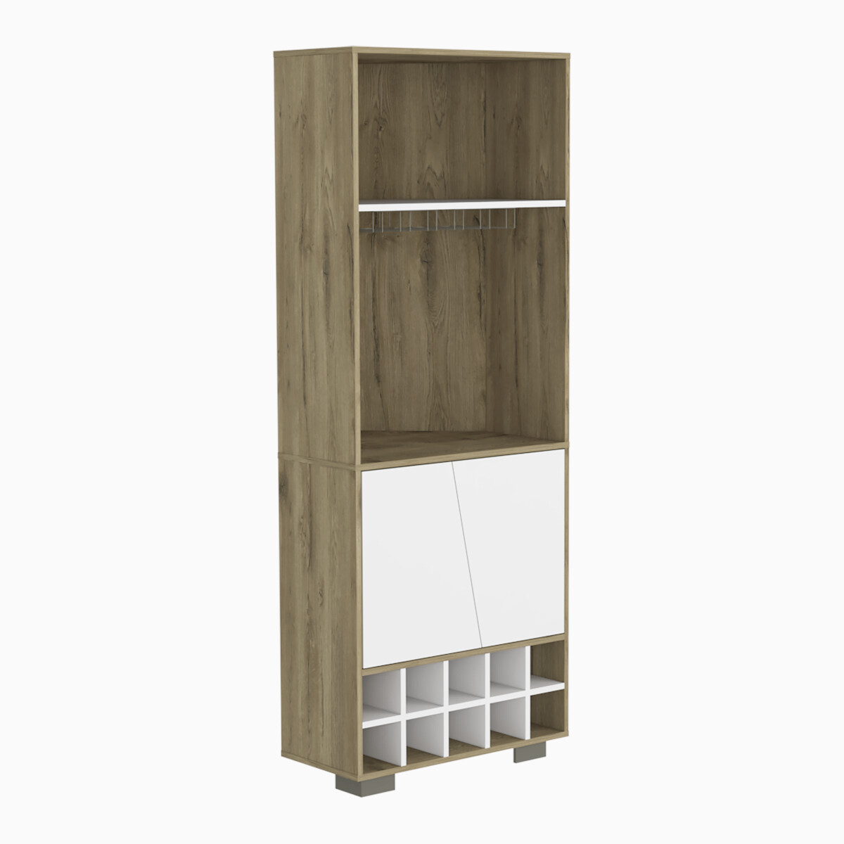 Mueble de Bar esquinero armable modelo Fraktal marca Deicsa