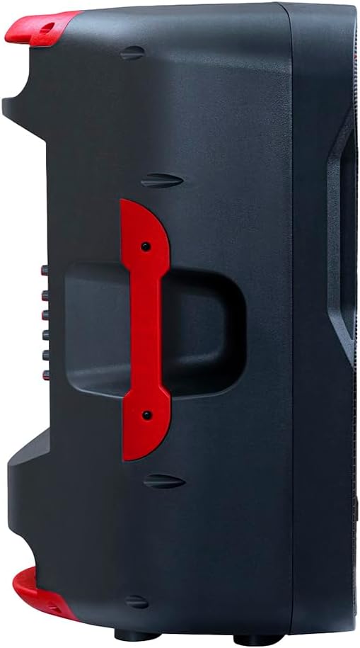 Mitzu BAFLE Profesional KSR 15" 26,900 W PMPO con Stand y Micrófono Alámbrico