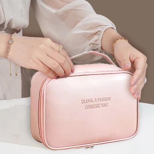 Estuches De Maquillaje Bolsa Cosmetiquera Set 3 Neceser rosa