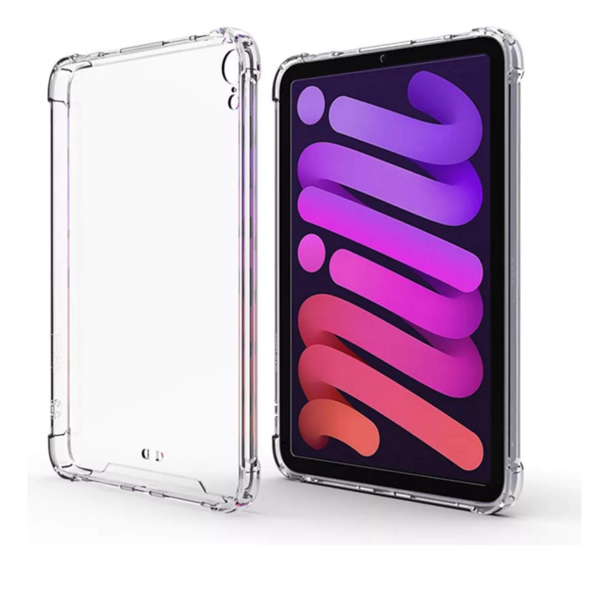 Kit Funda Case Transparente Uso Rudo + Mica Papel Para iPad mini 6 8.3