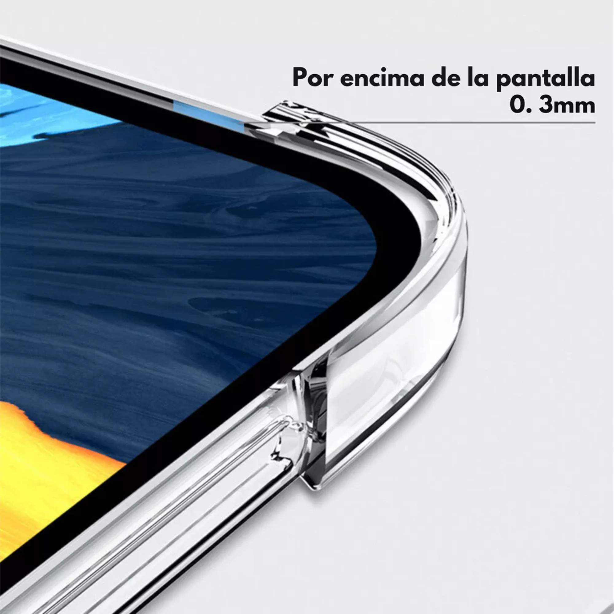 Kit Funda Case Transparente Uso Rudo + Mica Papel Para iPad mini 6 8.3