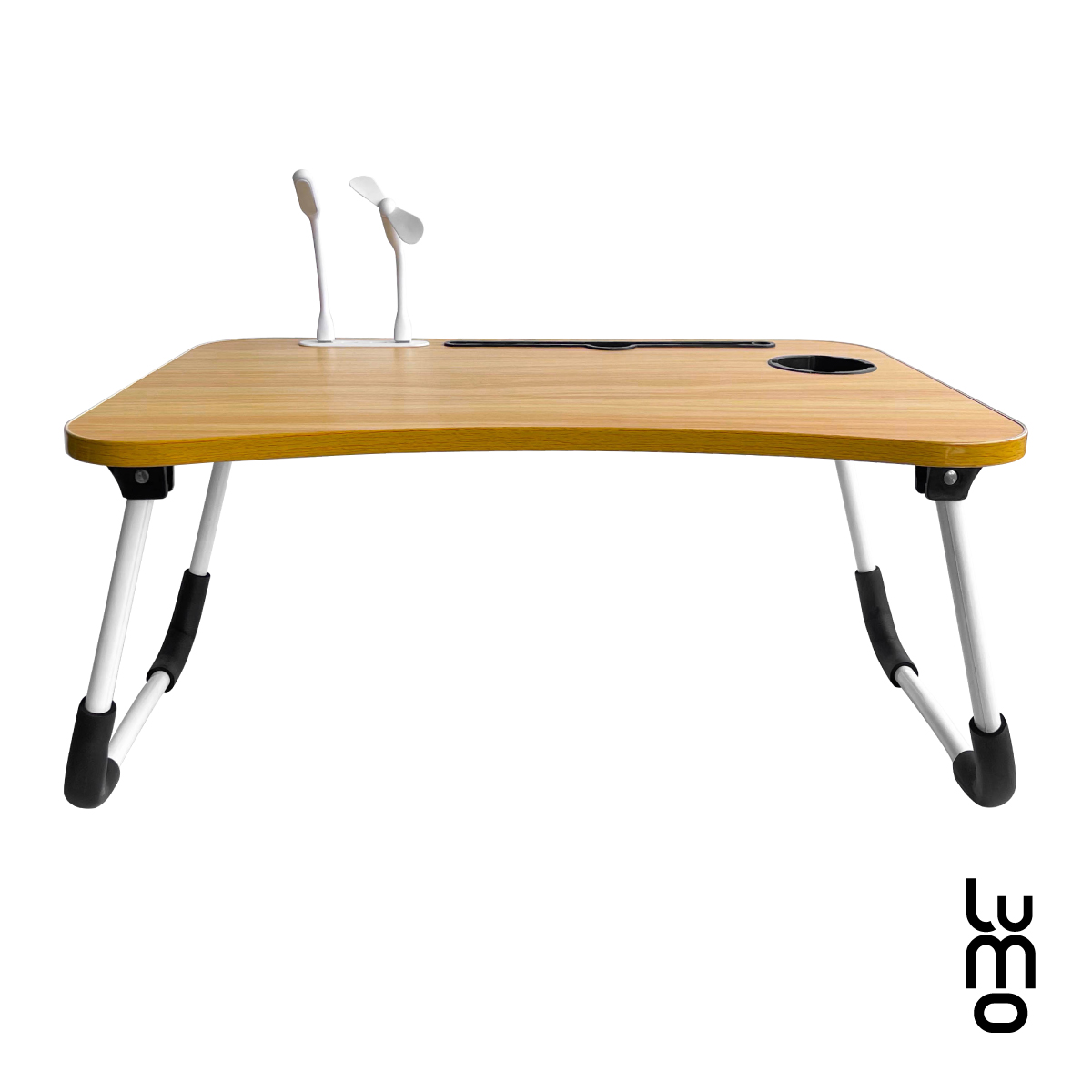 Mesa Plegable para Laptop Cama Con Lampara y ventilador