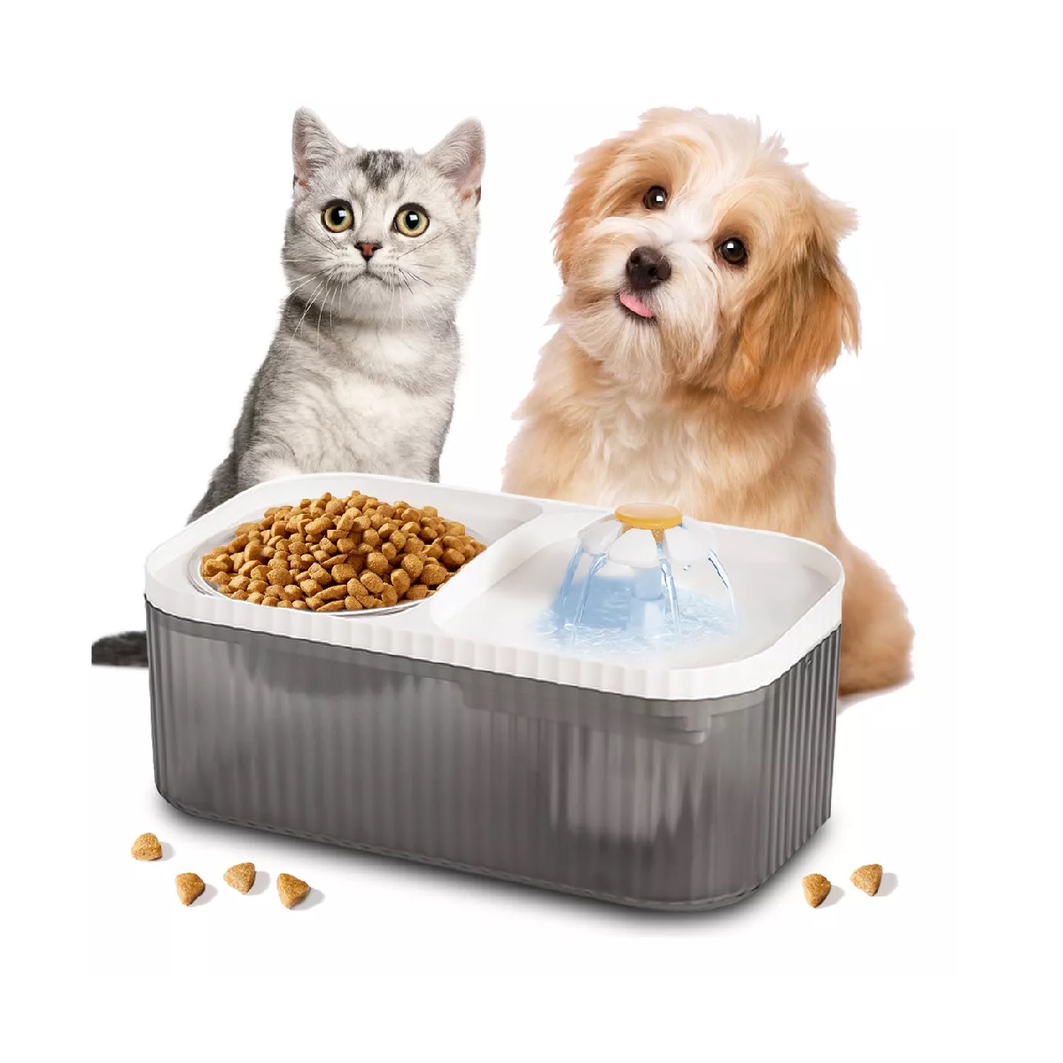 Bebederos Gatos Comederos Perros Fuentes De Gran Capacidad