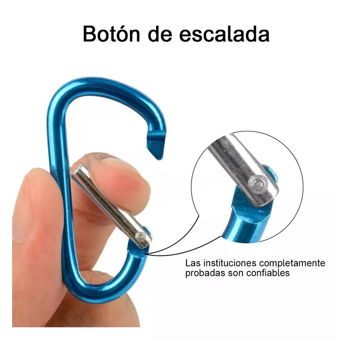 Kit  De 98 Arnés Para Llavero De Aluminio Mosquetón Gancho 