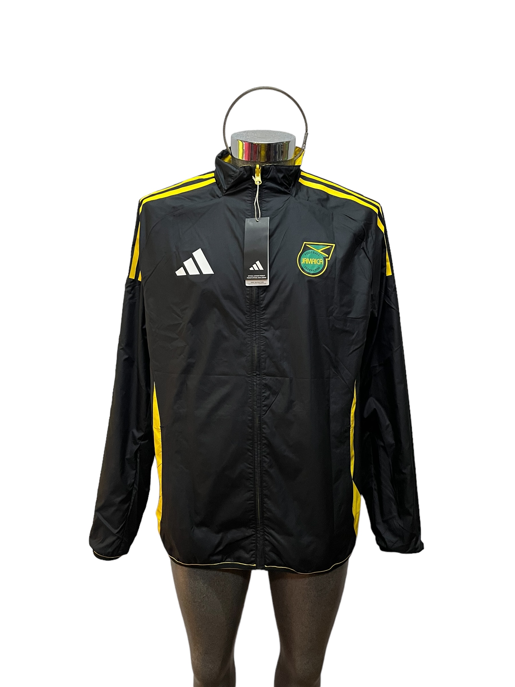 Chamarra Original Adidas Selección Jamaica doble visita 2024 IW2929