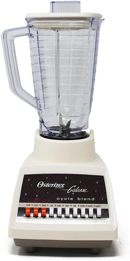 Oster Licuadora Galaxy 10 Velocidades, Vaso de Plástico, Color Almendra, 869-16