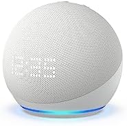 Amazon Echo Dot 5.ª (Generación, Modelo de 2022) con Reloj | Bocina Inteligente con Reloj y Alexa | Blanco