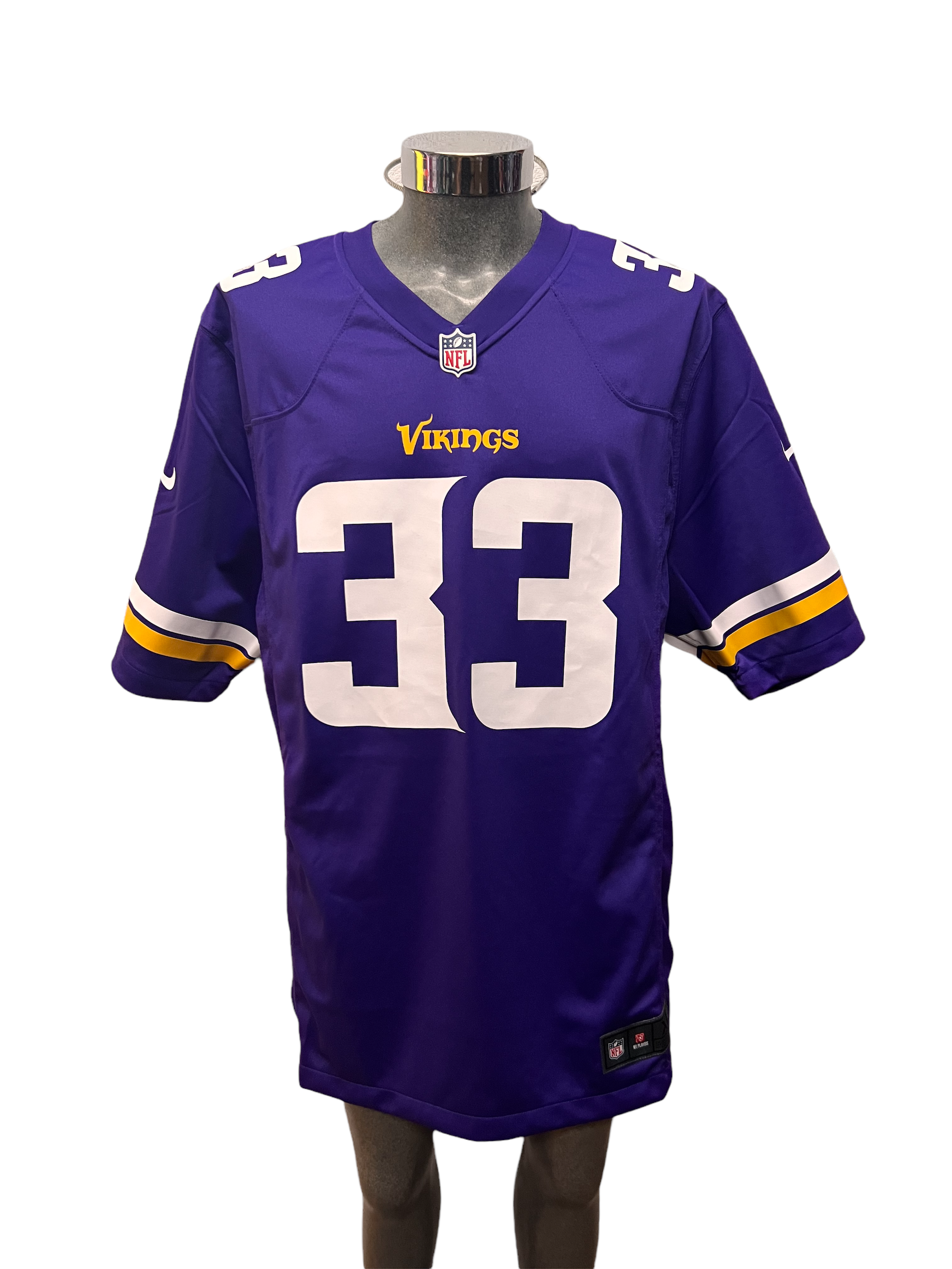 Jersey Original Nike Americano NFL Vikingos de Minnesota #33 67NM-MVGH
