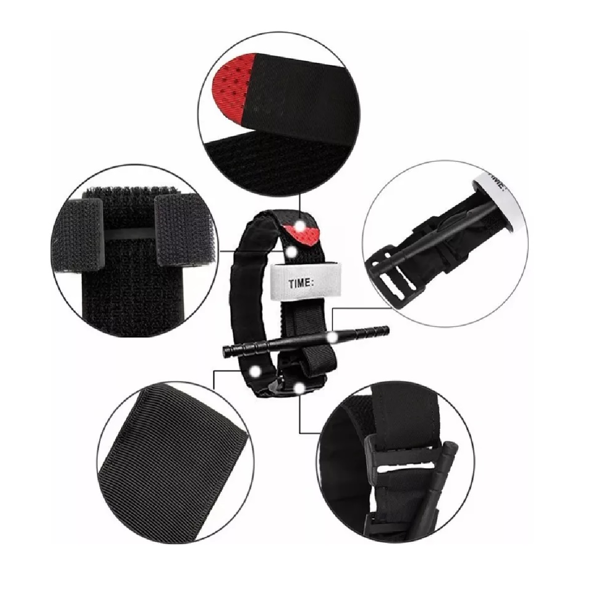 Set 2 Pzs 95cm Torniquete De Emergencia Táctico Para Alpinismo