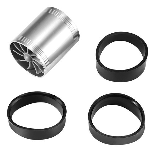 Filtro De Alto Flujo Universal Y Tornado Turbina Para Auto negro