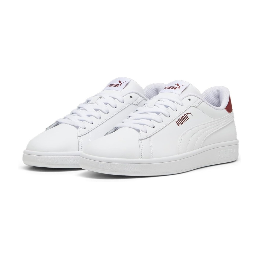Tenis Puma Smash 3.0 L Blancio-Vino Unisex 390987 20