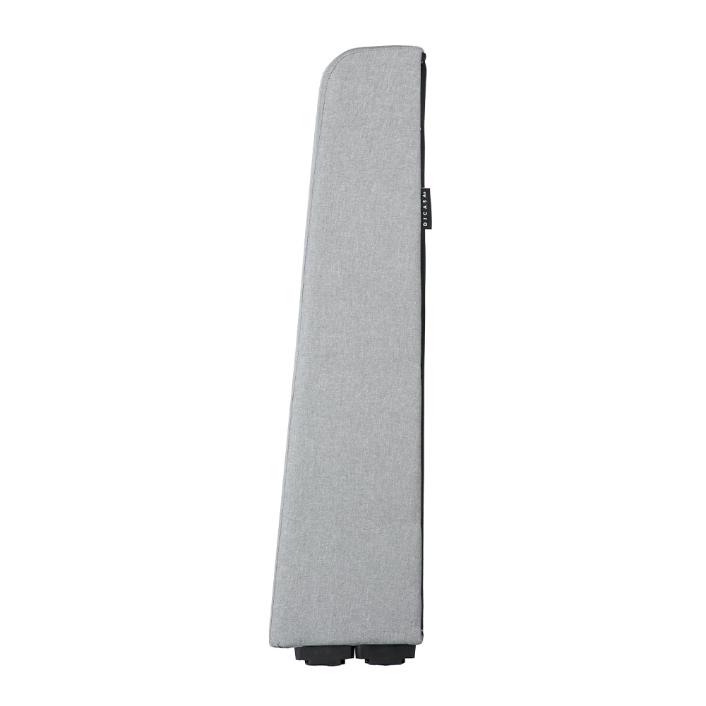 Colchón Matrimonial Spring Air Marte con Cabecera Dicasa Milan Quantum Gris.