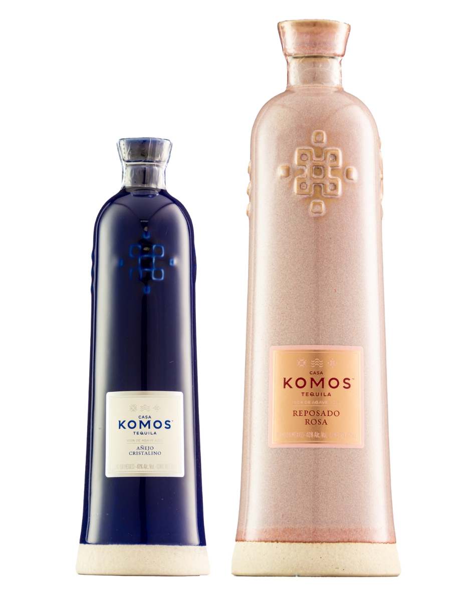 Duo Tequila Komos Reposado 750 Ml Con Añejo Cris. 375 Ml