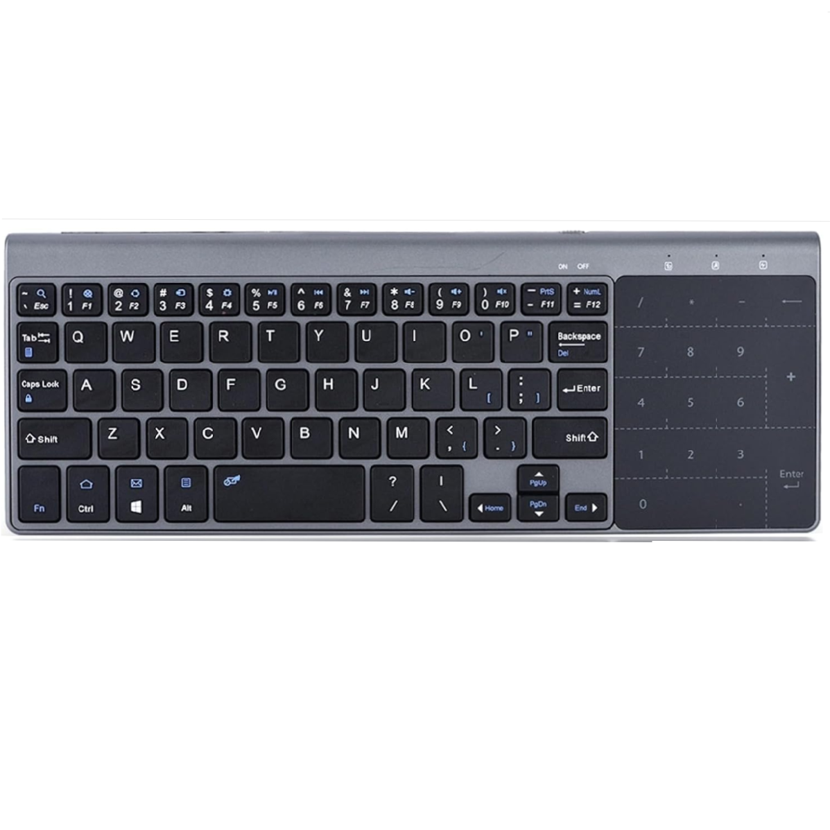 Mini Teclado Inalámbrico Portátil con Mouse Pad / Pad Numérico