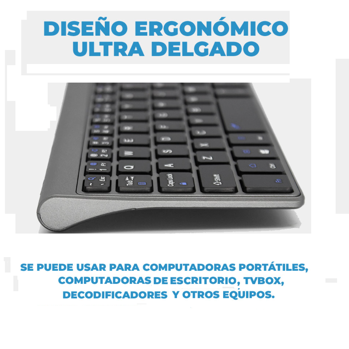 Mini Teclado Inalámbrico Portátil con Mouse Pad / Pad Numérico