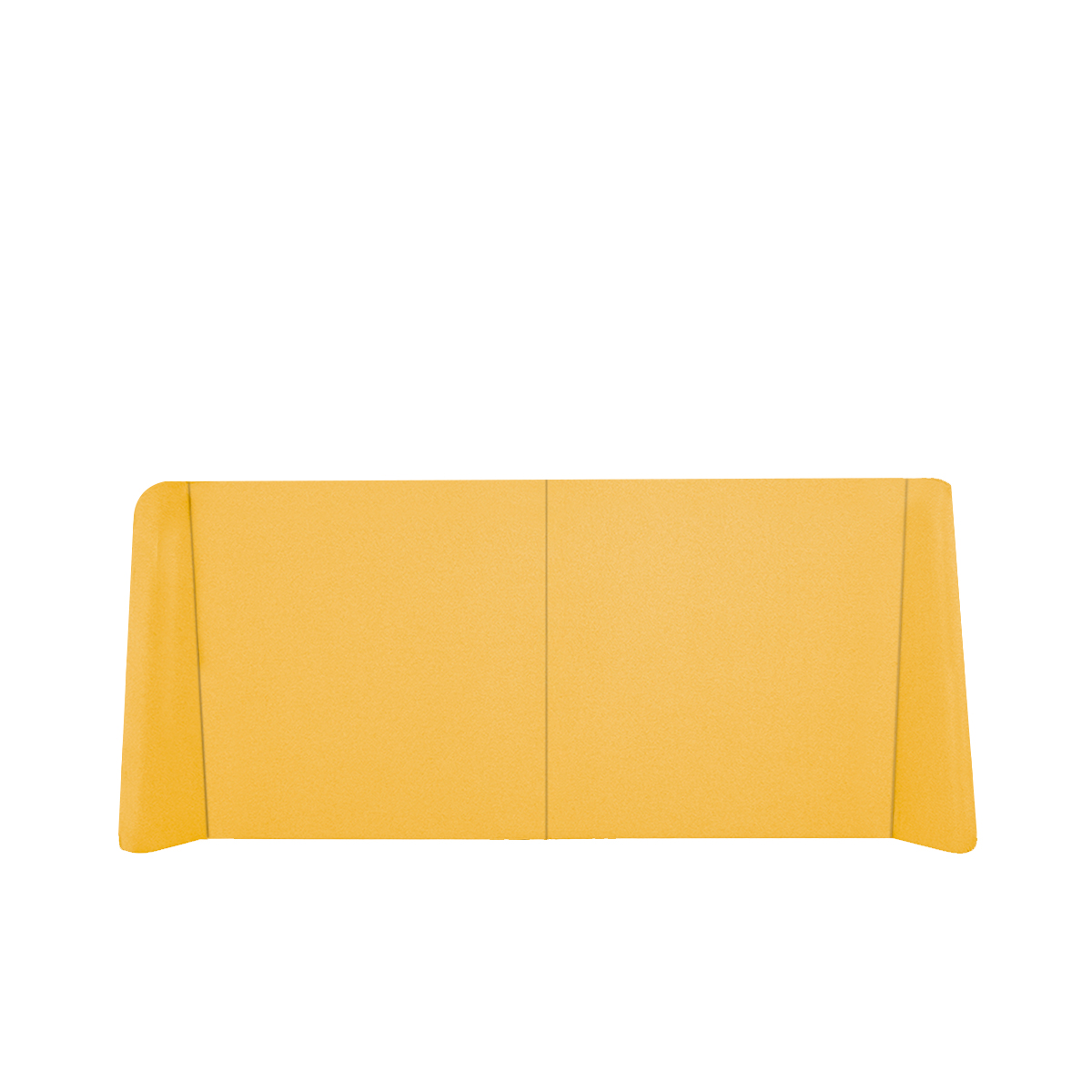 Cabecera para Cama Matrimonial Tapizada Color Mostaza. Acolchada con Hule Espuma. Estructura de Madera Industrial