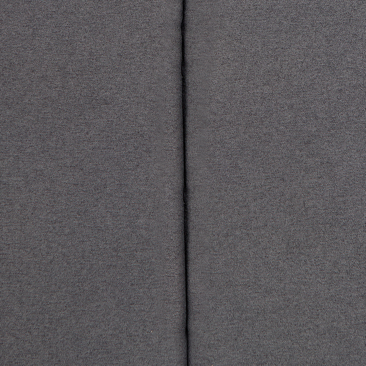 Cabecera para Cama Matrimonial Tapizada en Gris Oscuro. Acolchada con Hule Espuma. Estructura de Madera Industrial