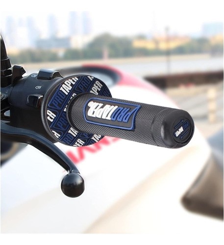 Puños Protaper Empuñaduras De Acelerador De 7/8 Pulgadas NEGRO AZUL