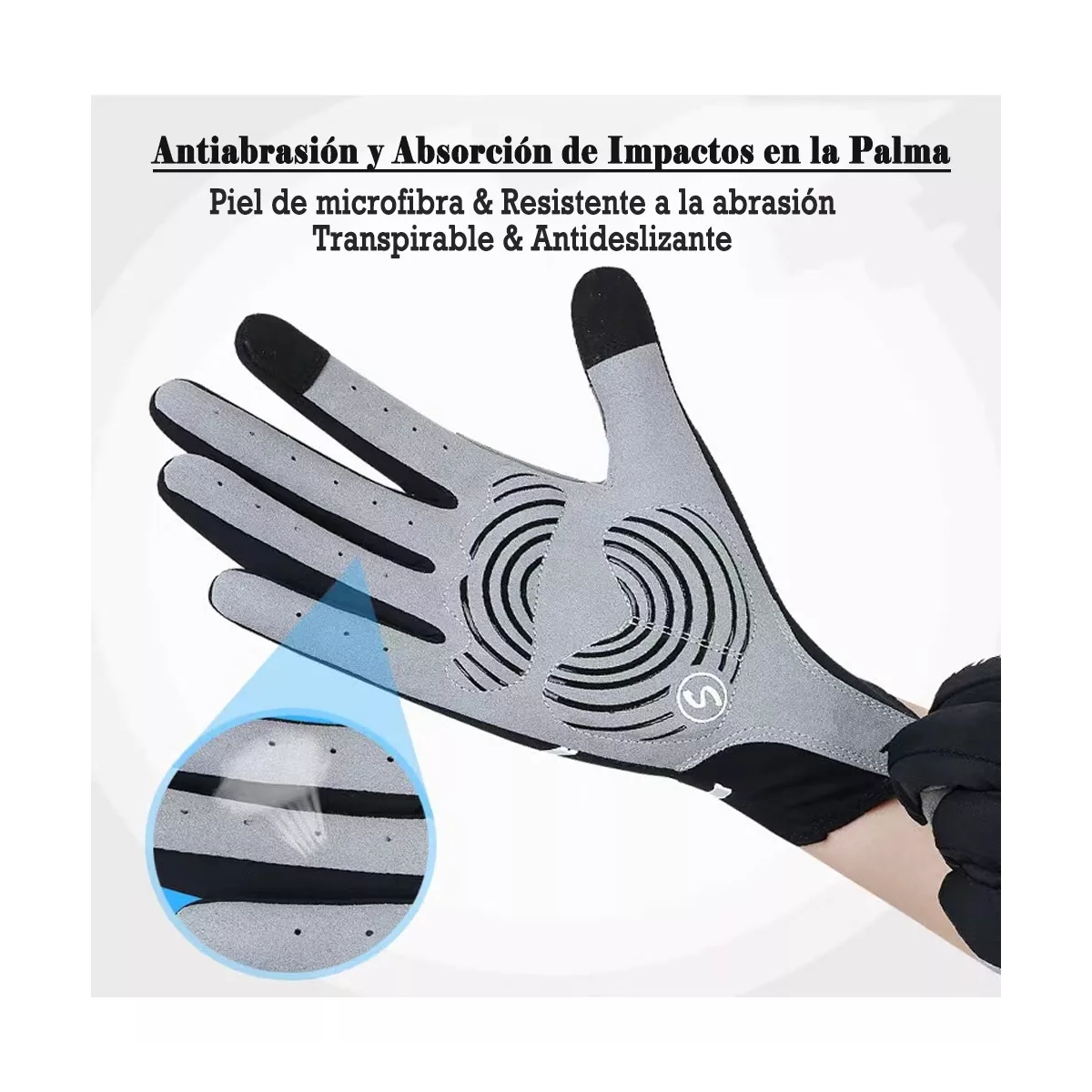 Guantes De Ciclismo Con Protección Y Efecto Refrescante Talla G