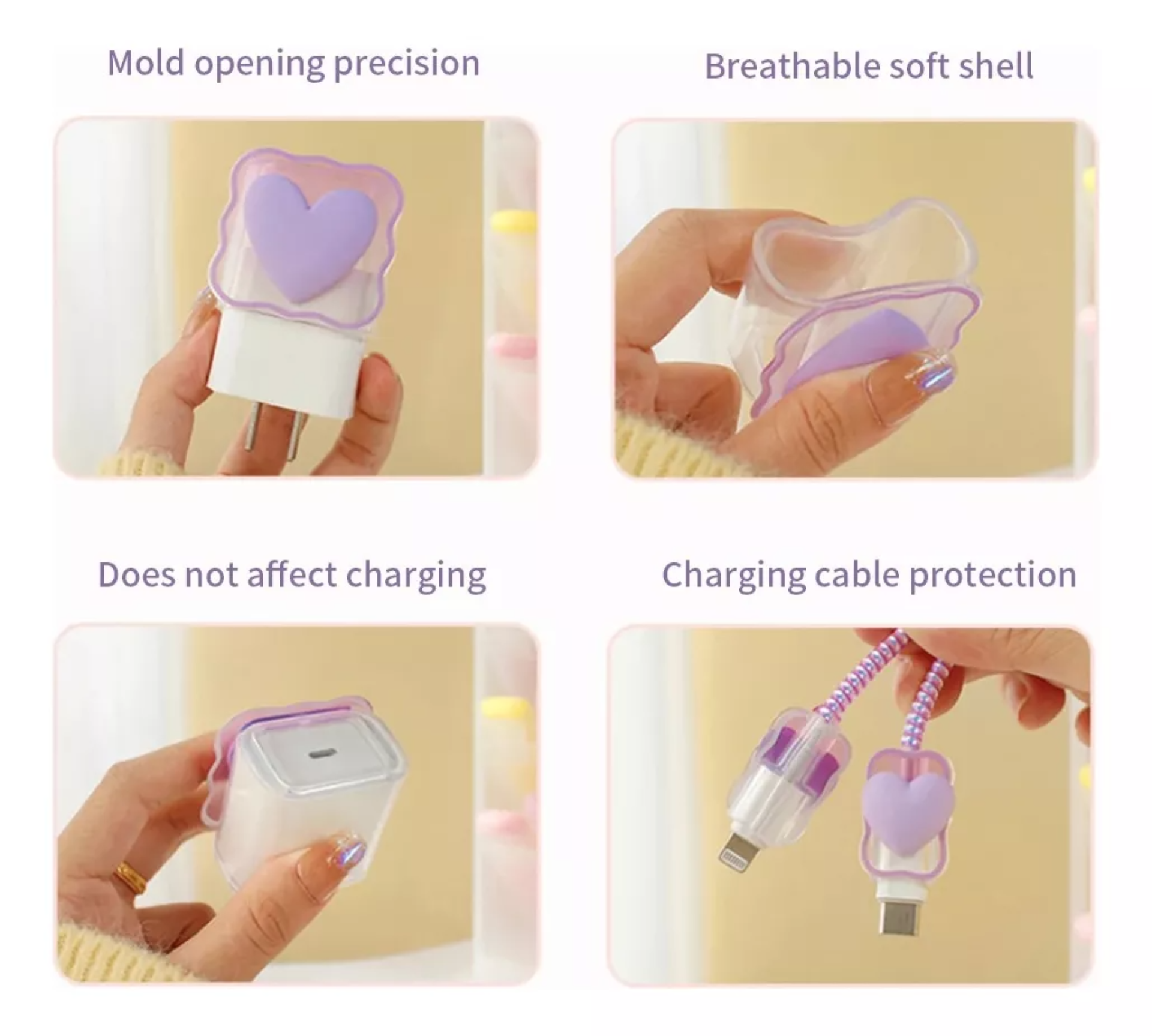 Funda Protectora Para Cargador De Cable De Datos De iPhone
