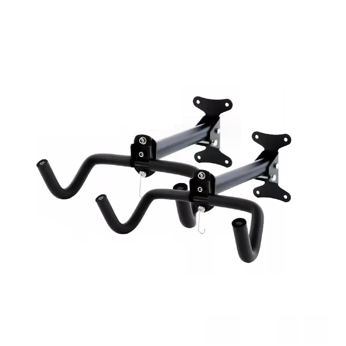 Set 2pz Doble Gancho Bicicleta Soporte Porta Bicicleta Pared