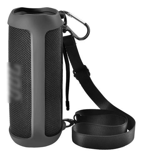 Funda Protectora De Silicona Para Bocina Para Jbl Flip 6 NEGRO