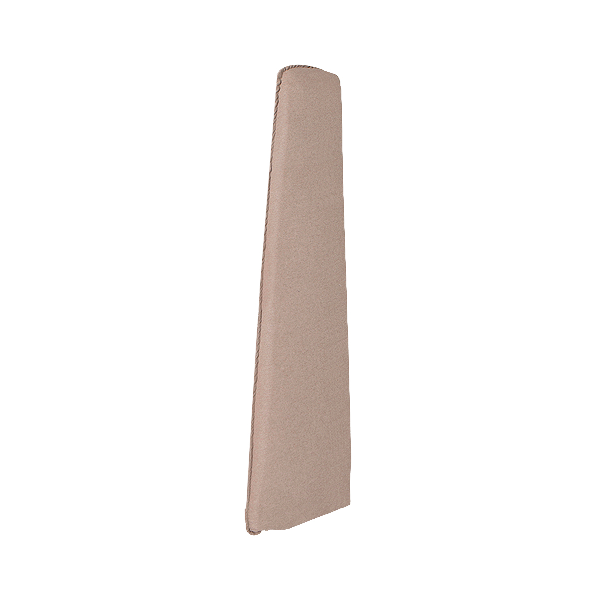 Cabecera para Cama Queen Size Tapizada Color Caqui. Acolchada con Hule Espuma. Estructura de Madera Industrial