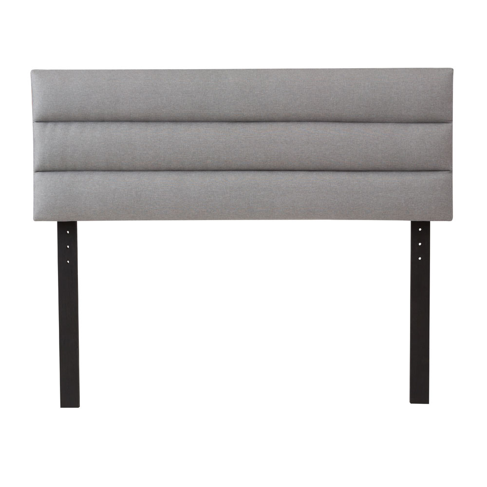 Colchón Queen Size Restonic Nautilus con Cabecera Dicasa Logan Gris Claro