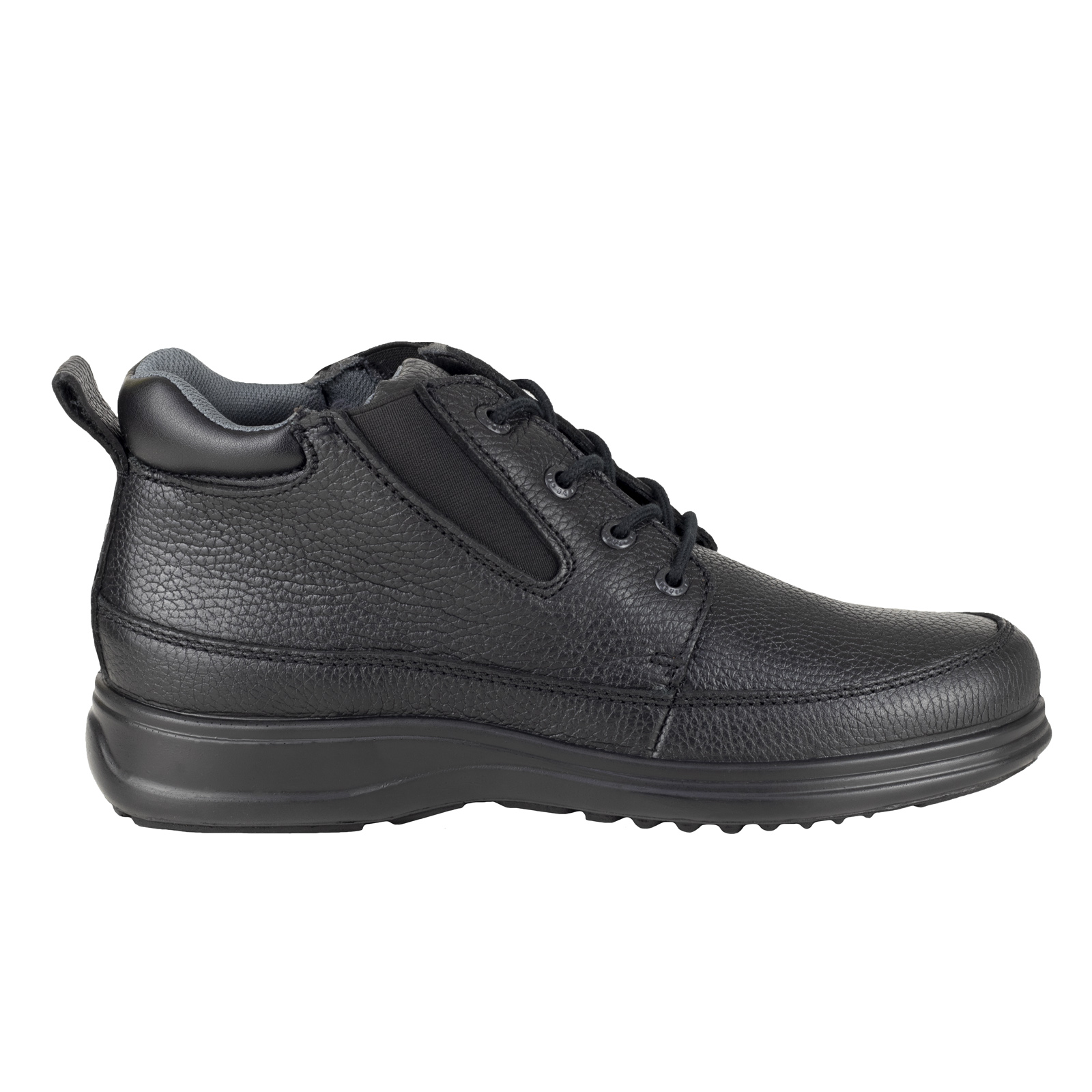 Zapato Outdoor Hombre De Piel Verde Tabaco 2592 Negro Comodo