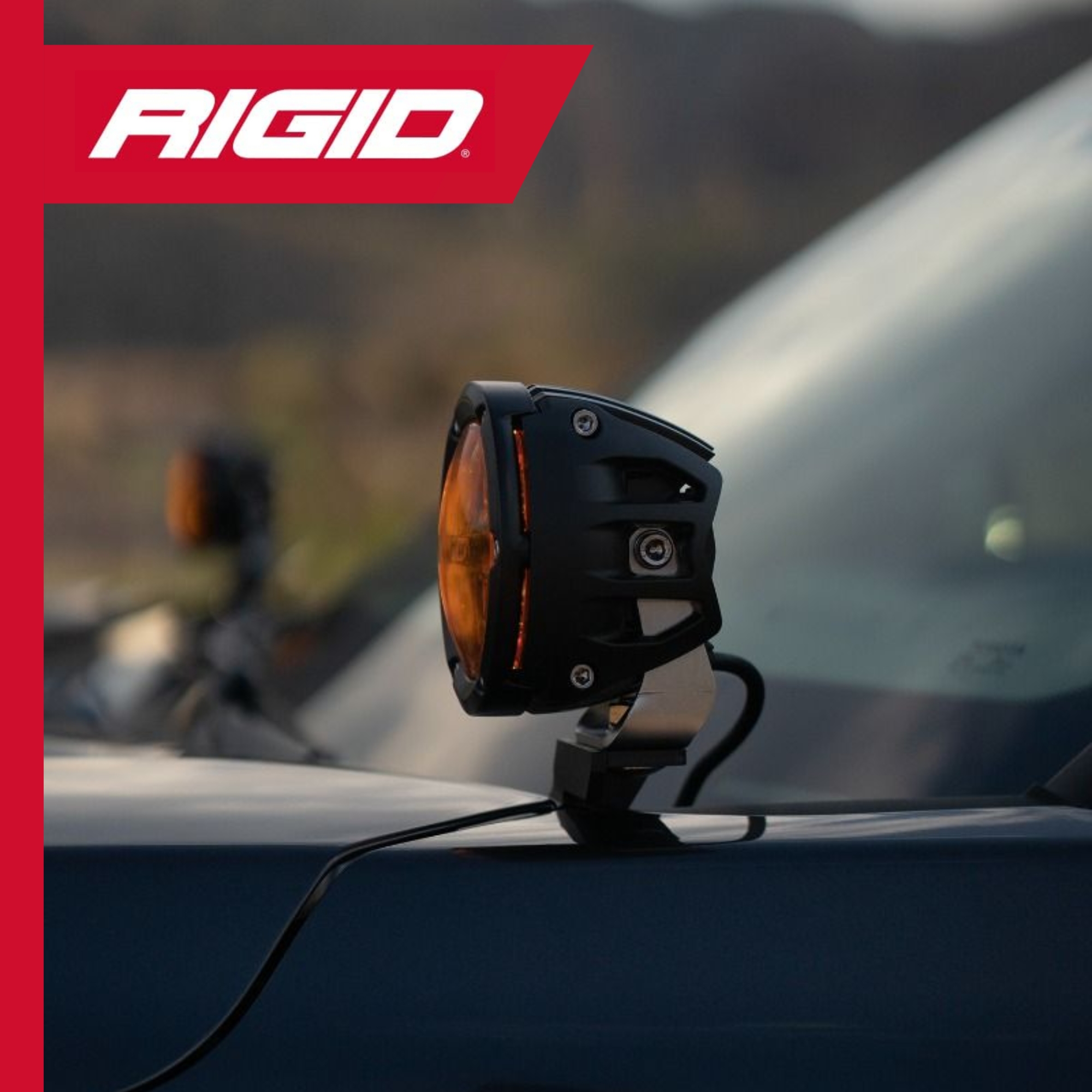 Faros LED Ambar Rigid 36123 4 Pulgadas Pro Edition Jeep Rzr X3