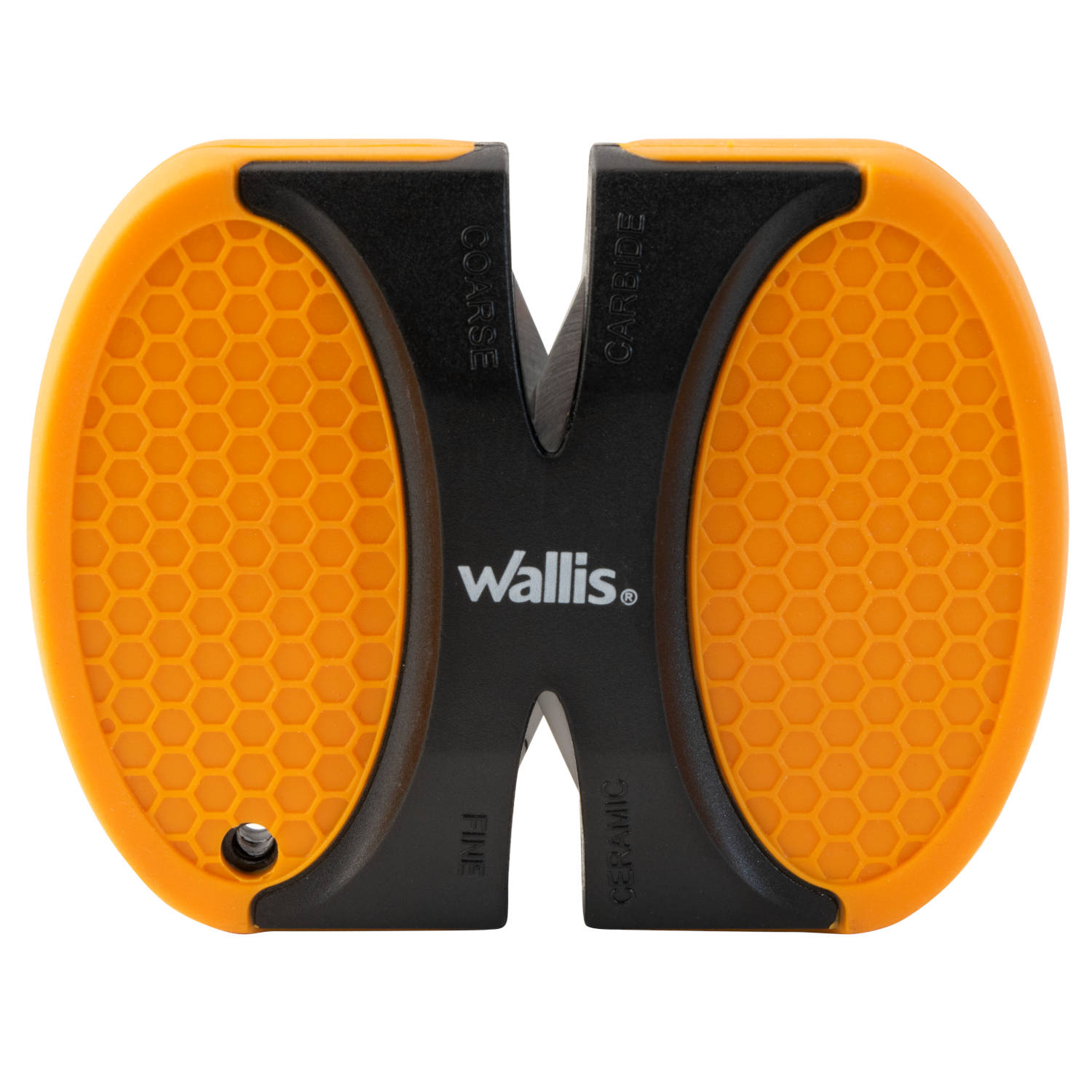 Afilador para cuchillos/navajas naranja-negro