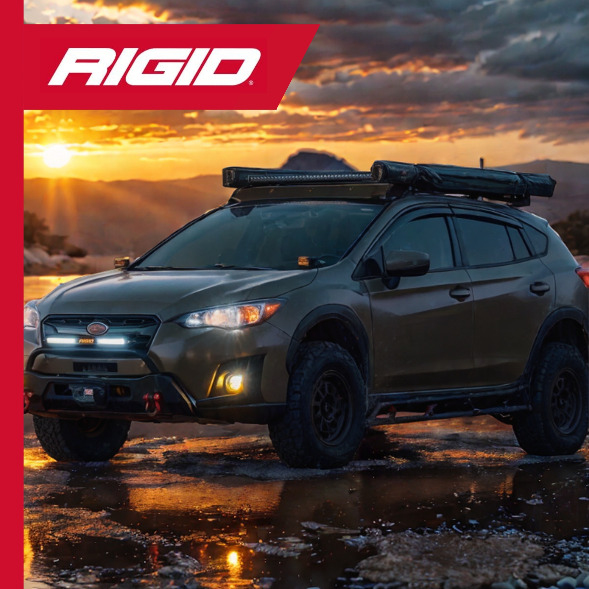 Faros LED Ambar Rigid 36123 4 Pulgadas Pro Edition Jeep Rzr X3