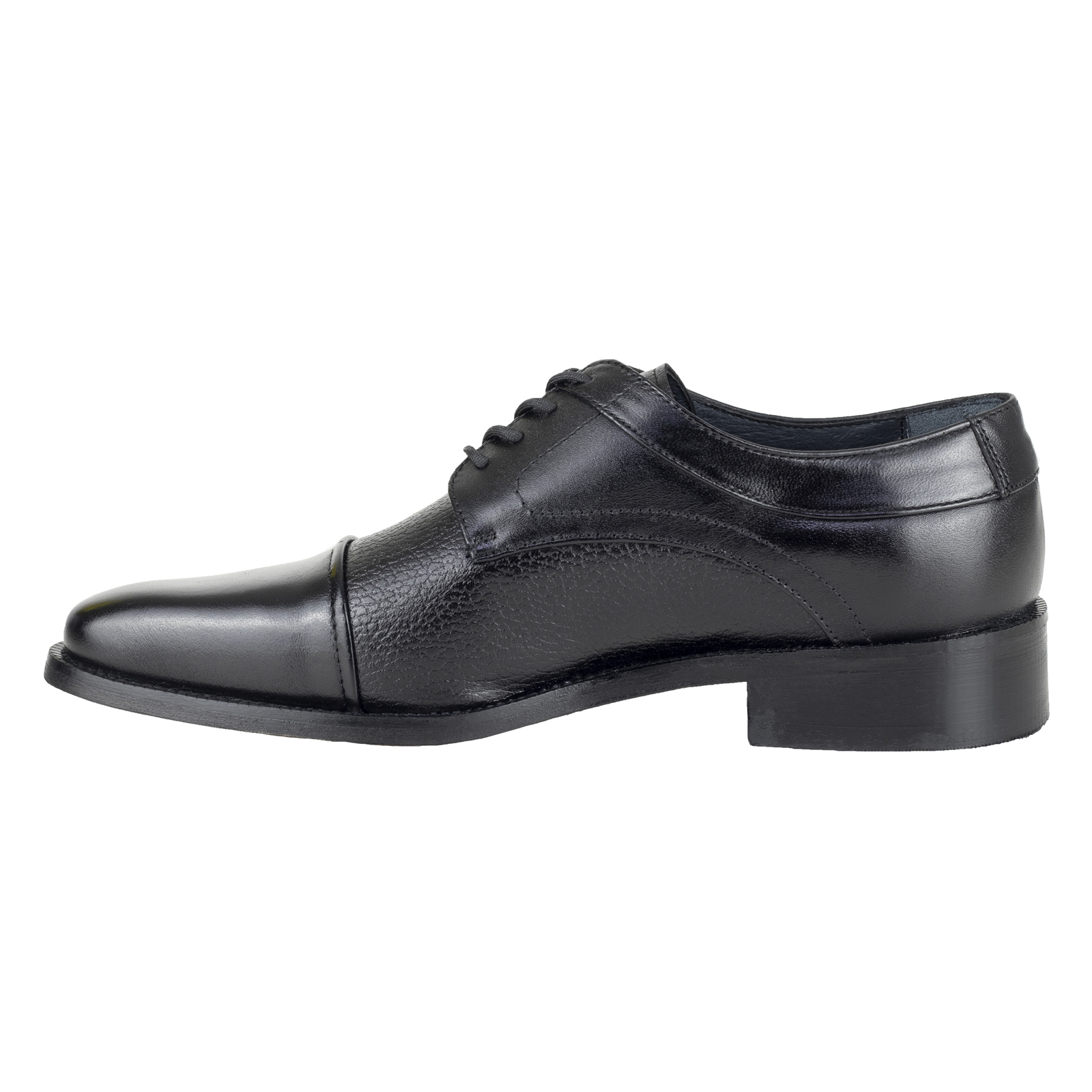 Zapato Oxford Hombre Vestir Bond Suela De Cuero 11216 Negro