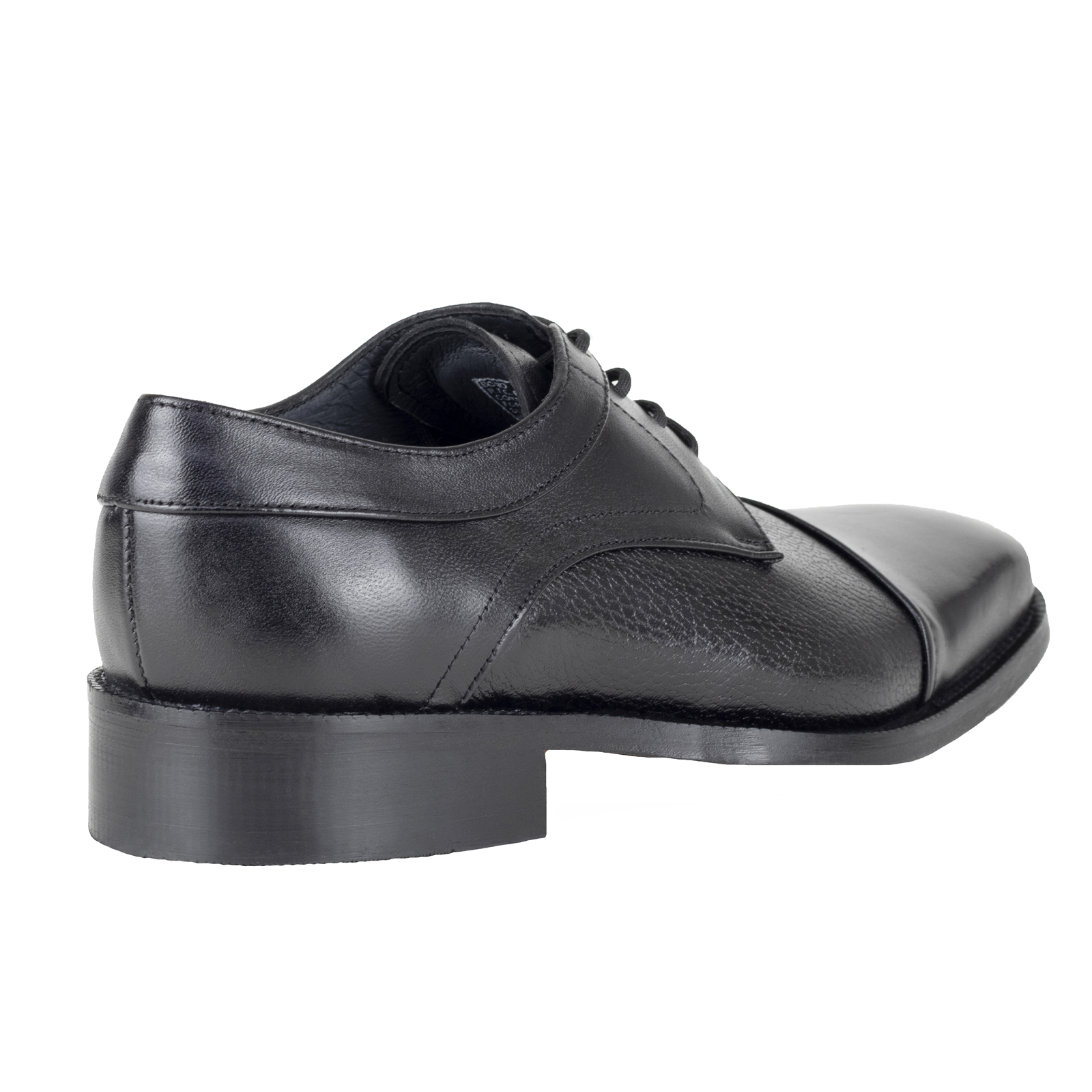 Zapato Oxford Hombre Vestir Bond Suela De Cuero 11216 Negro