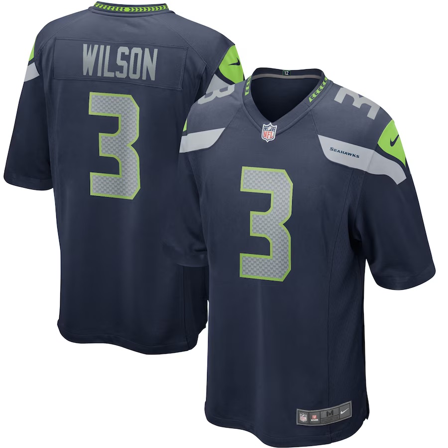 Jersey Original Nike Americano NFL Seattle Seahawks #3 67NM-SSGH