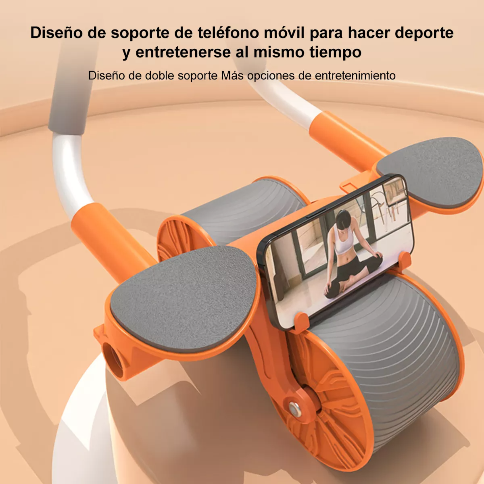 Ejercicio Abs Roller Rebote Automático Con Temporizador