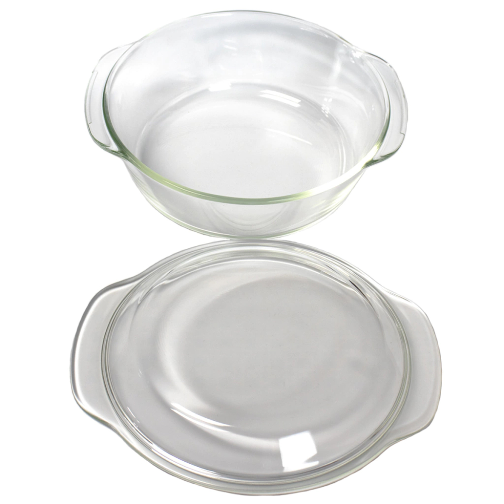 Refractario para Cocinar de Vidrio con Tapa 2000 ml Brang