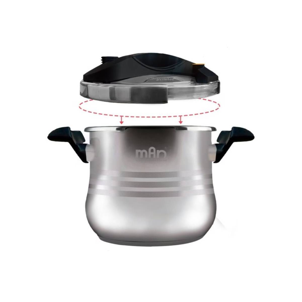 Olla de presión Man 7lts Acero Inox OP-3007
