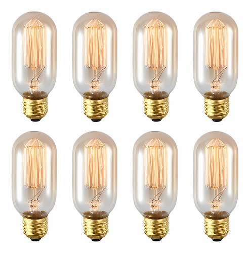 Focos Edison Led Luces 8pcs Ámbar Bombillas E26/e27 