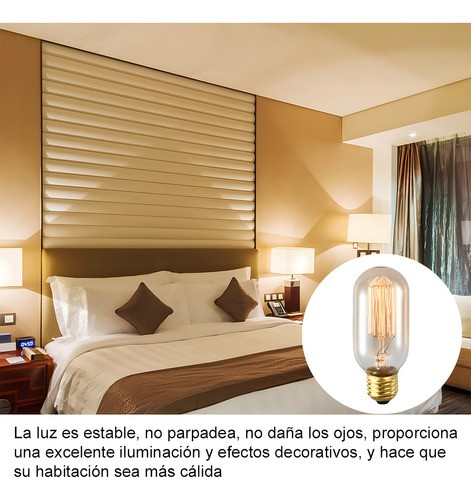 Focos Edison Led Luces 8pcs Ámbar Bombillas E26/e27 