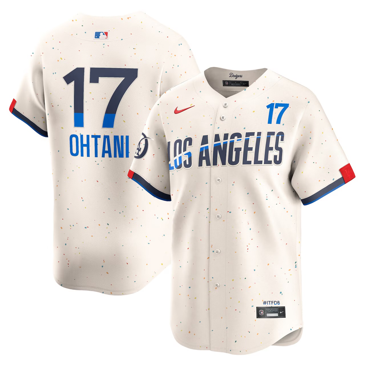 Jersey Original Nike Beisbol MLB Los Angeles Dodgers City Connect Ohtani #17