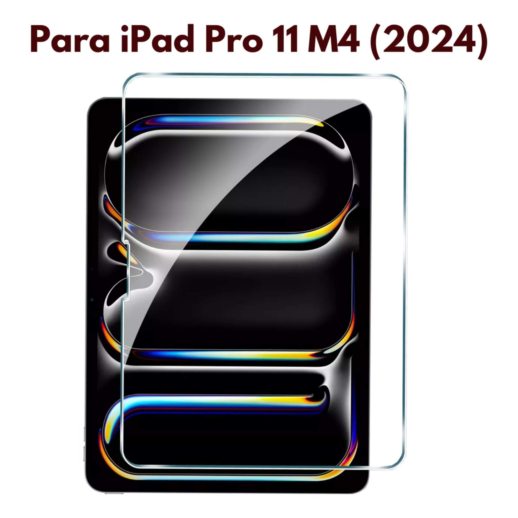 Mica De Cristal Templado Protector De Pantalla Para iPad Pro 11 M4 2024