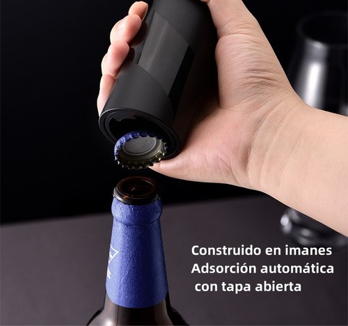 Destapador De Cerveza Abrebotella Ideal Portátil NEGRO
